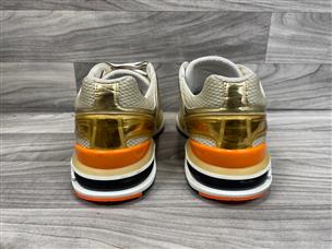 LV trailhead sneaker,size 10, orange &gold LOUIS VUITTON TRAIL SNEAKER GOLD/ORANGE MENS SIZE 10  main image 3